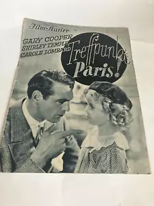 1930er Jahre deutschsprachige Filmmagazin, Gary Cooper und Shirley Temple Cover. - Bild 1 von 10