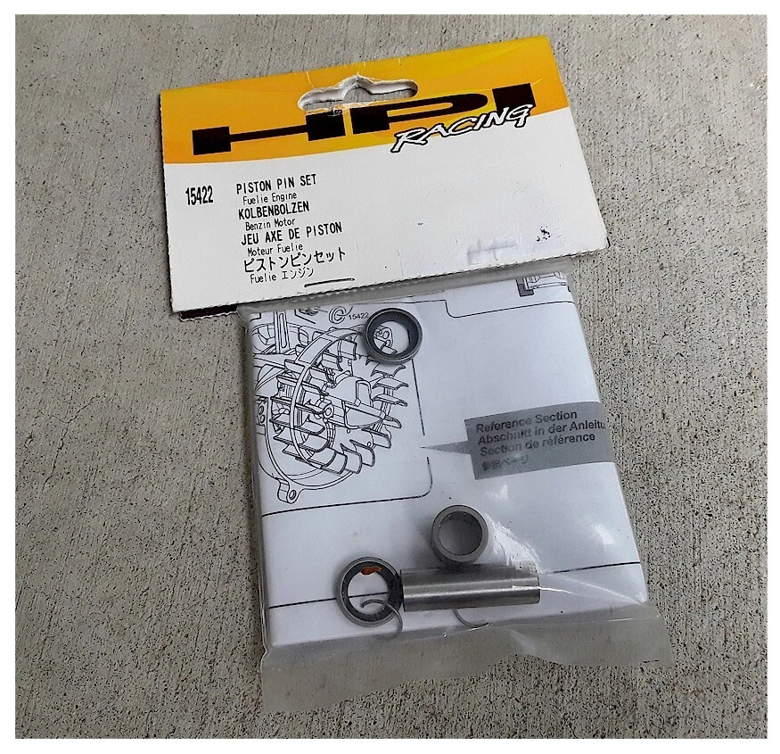 HPI Racing 15422 Piston Pin Set Baja 5 Fuelie K23 K26 23 26S 23 Engine 2.0 - Image 1 of 1