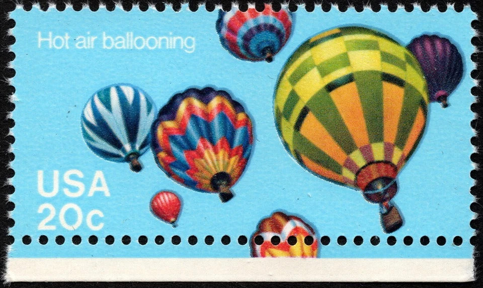 US Stamp Scott # 2034 Mint NH - 20 Cents Hot Air Ballooning Commemorative Issue - Image 1 of 1
