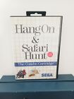 Hang On / Safari Hunt -- Sega Master System Game (Boxed Complete with Manual)