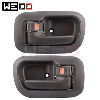 Set of 2 Front Left & Right Interior Door Handle Kit For Toyota Sienna 1998-2003 - Image 1 of 4