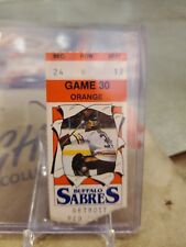 1988-89 Buffalo Sabres Vintage Ticket Stub from The Aud - Memorial Auditorium 