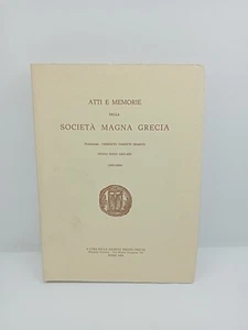 Atti e memorie della Società Magna Grecia - Zanotti Bianco - 1983-1984 - Imagen 1 de 5