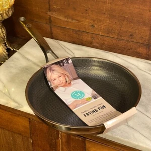 Martha Stewart Stainless Ceramic Hybrid Nonstick 9.5" Frying Pan ~ New - Picture 1 of 9
