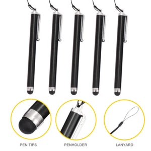 5 Pcs Stylus for Tablet Capacitive Pen Baby with Anti-lost Lanyard - Zdjęcie 1 z 12