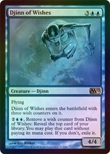 4X Djinn of Wishes - Foil New MTG M12 Magic 2012