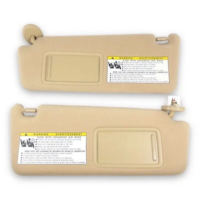 Par de parasoles laterales para conductor y pasajero Lexus GS350 GS450H 2007-2011 bronceado iluminado Foto 1 de 4