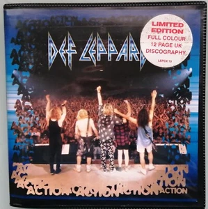 DEF LEPPARD Action 1993 Limited Edition CD SINGLE With 12 page Discography - Picture 1 of 3