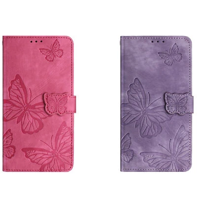 Butterfly Leather Flip Wallet Phone Case For Nokia C22 G60 G42 XR30 C32 XR21 C12 - Image 1 of 4