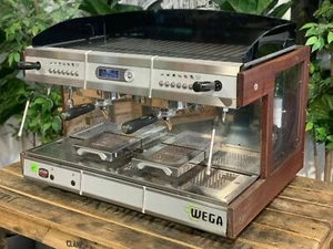 WEGA CONCEPT 2 GRUPPEN HOLZ ESPRESSO KAFFEEMASCHINE GEWERBLICHES CAFÉ... - Bild 1 von 12