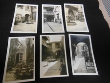 Six (6) B & W Photos of Courtyards in NEW ORLEANS, LA, 1932- 2 3/4" X 4 1/2"
