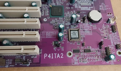 EliteGroup ECS P4ITA2 Socket 423 i850 Motherboard With CPU 512MB  Ram Tested - Image 1 of 4