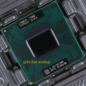 Intel Core 2 Duo T7800 2.6GHz Socket 478 CPU Processor 800MHz 35W - Picture 1 of 4