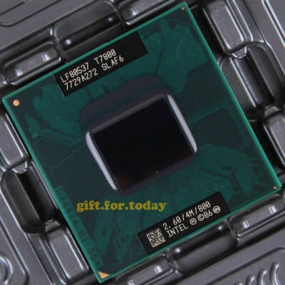 Intel Core 2 Duo T7800 2.6GHz Socket 478 CPU Processor  800MHz 35W - Image 1 of 4