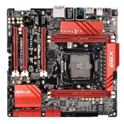 ASRock Fatal1ty X99M Killer/3.1 Motherboard M-ATX Intel X99 LGA2011-3 CORE XEON - Image 1 of 2