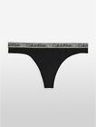 Calvin Klein Women's Panty , Thong , Black , Medium.