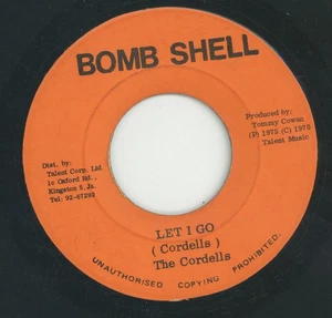 " LET I GO." the cordells. BOMB SHELL 7in 1975. - Picture 1 of 2