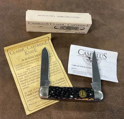 Vintage Camillus Classic Cartridge Knife CCC-2 1992 30-30 Winchester Cartridge - Image 1 of 4