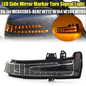 Espejo retrovisor lateral derecho indicador luz señal de giro lámpara para Mercedes Benz W204 W212 - Imagen 1 de 15