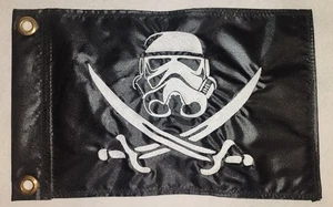 Custom Calico Jack Storm Trooper Flagge UTV ATV Jeep Luftboot Segelboot - Bild 1 von 4
