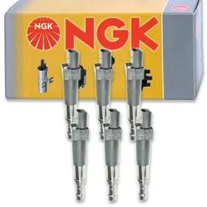6 pc NGK 48684 U5011 Ignition Coils for UF404 UF-404 IC524 GN10442 E506E qg - Picture 1 of 5