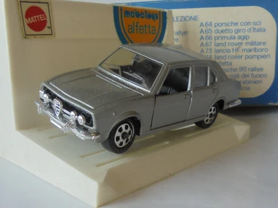 Alfa Romeo Alfetta Silver Mebetoys A76 1/43 Diecast Mint Boxed Vintage Model - Image 1 of 4