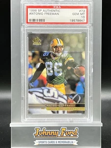 1998 SP Authentic Antonio Freeman #73 Green Bay Packers PSA 10 - POP 3 - Picture 1 of 2