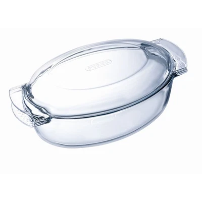 Cocotte ovale classic 4,5 l verre  38x23 cm - Photo 1/2