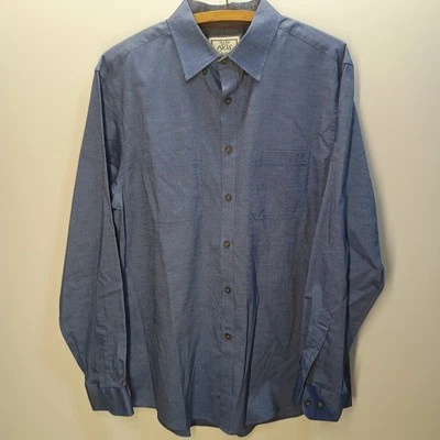 JOS A BANK Dress Shirt Men's LARGE Blue 1905 Collection Button Up Long Sleeve - Image 1 of 4