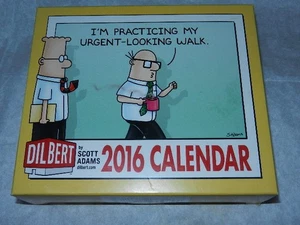 nuevo calendario de escritorio Dilbert 2016 '16 días ISBN-13 9781449465148 calendario de escritorio - Imagen 1 de 15