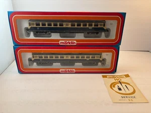 Vagón de pasajeros de ferrocarril federal alemán MÄRKLIN 4028 (2) - Imagen 1 de 8