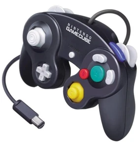 Nintendo OEM Black GameCube Controller Very Good 0Z - Picture 1 of 3