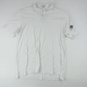 Peter Millar Shirt Mens XL White Polo Stretch Golf Cavalier Virginia Beach Club - Picture 1 of 6