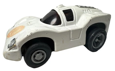 Coche Porsche vintage Tonka Pull-Back '1' - acero prensado, hecho en Japón tal cual Foto 1 de 4