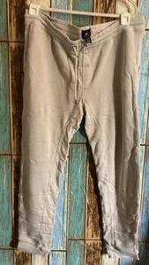 H&M Regular Fit Coupe Standard Beige Sweatpants Size XXL - Picture 1 of 4