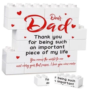Dad Plaque Fathers Day Birthday Gifts for New Dad Daddy from Kids Daughter - Picture 1 of 7