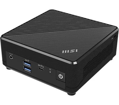MSI Cubi 5 N ADL Barebone Mini PC Intel N100 No RAM No SSD No OS - Black - Image 1 of 4