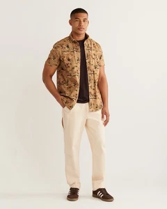 Camisa Pendleton Para Hombre Laramie Frontal a Presión Talla Grande Marrón Algodón Occidental  - Imagen 1 de 14