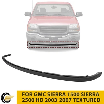 Front Bumper Lower Valance For GMC Sierra 1500 2500HD 3500 2003-06 2007 Textured - Image 1 of 4