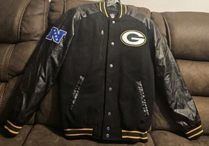 Giacca a scatto Green Bay Packers NFL Team Apparel da uomo taglia M GIII (Carl Banks) - Foto 1 di 22