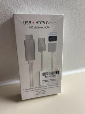 USB to HDTV Cable – HD Video Adapter for iPhone, iPad & Android - Image 1 of 2