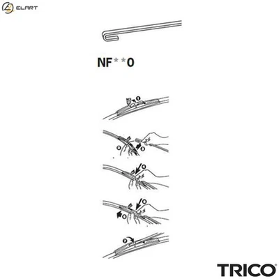 WIPER BLADE NF530 FOR SKODA OCTAVIA/Combi SUPERB FABIA/Praktik  SUZUKI   VW - Image 1 of 4