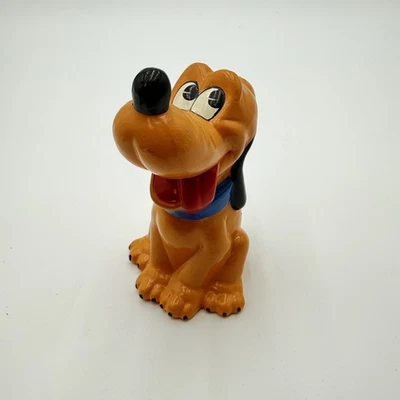 Vintage 6.5” Walt Disney Pluto Dog Ceramic Coin Piggy Bank with Plug - Japan - Image 1 of 4