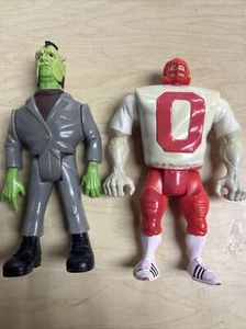 Vintage Ghostbuster Villain Lot Frankenstein, Football Player, Mummy, And Cop - Picture 1 of 7