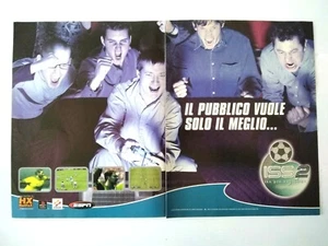 ISS Pro Evolution 2 Pubblicità 2000 Sony PS1 Italian Magazine Advertising 42x21 - Imagen 1 de 3