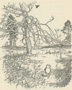 Impresión artística de Winnie-the-Pooh 1926 - Humming Proudly to Himself de Ernest H Shepard - Imagen 1 de 3