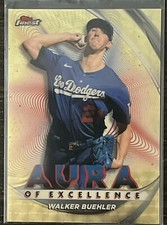 2022 Topps Finest Auora of Excellence Walker Buehler superfractor 1/1 Chrome
