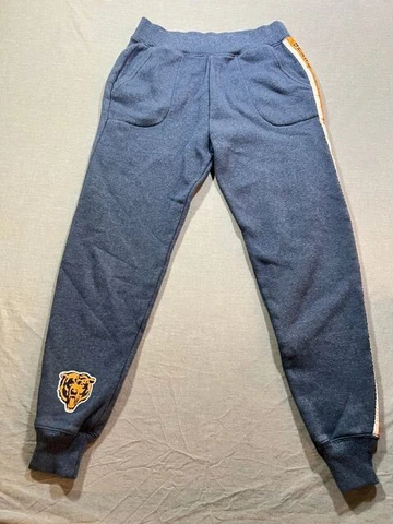 Chicago Bears Pants Womens Medium Blue Logo Pull On Sweat Pants Ladies Cover