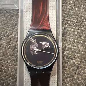 1989 Vintage Wristwatch SWATCH MEDICI In Case new Battery Running A+ - Picture 1 of 10