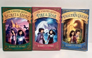 Lot of 3 Unicorn Quest Books 2HC 1 PB by Kamilla Benko - Very Good Condition - Picture 1 of 6